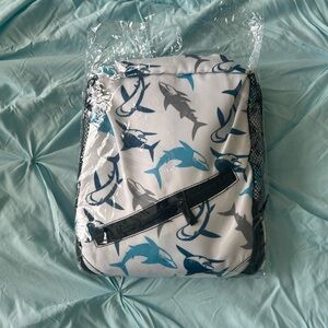 Shark Print Backpack